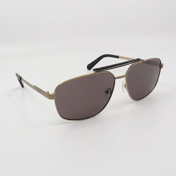 Guess GU00054 33A New Gold/Solid Gray Pilot Men's Sunglasses - Picture 4 of 9